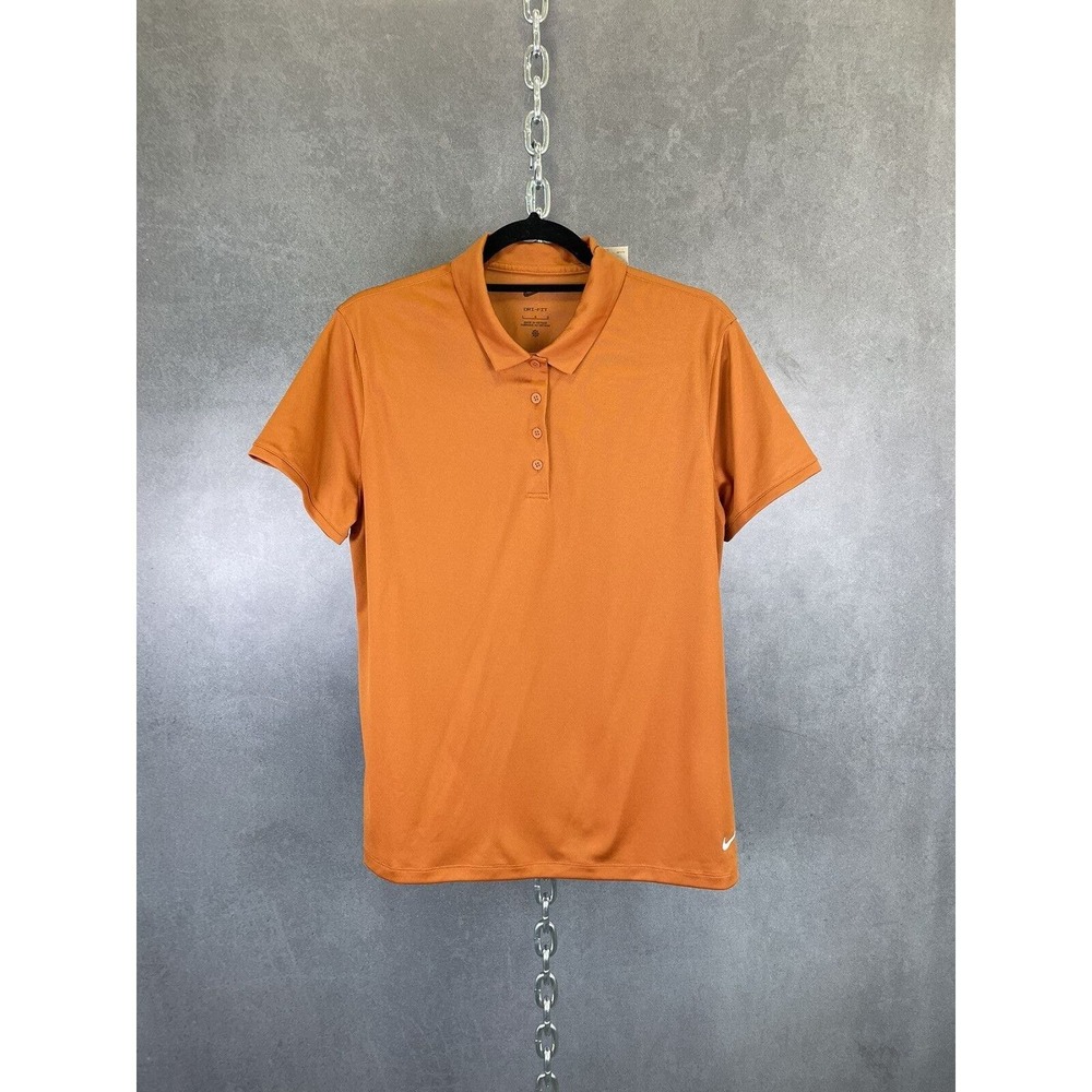 Nike Dri-Fit burnt orange‎ NWT polo shirt size L